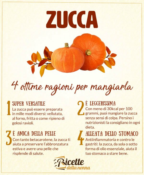 4 motivi per mangiare la zucca