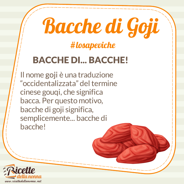 bacche di goji curiosità