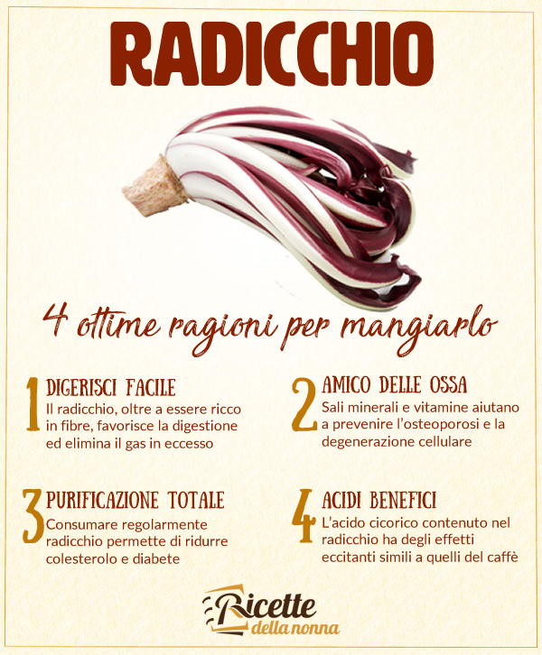 Mangiare radicchio