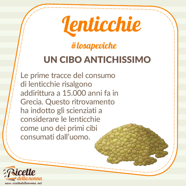 Curiosità sulle lenticchie