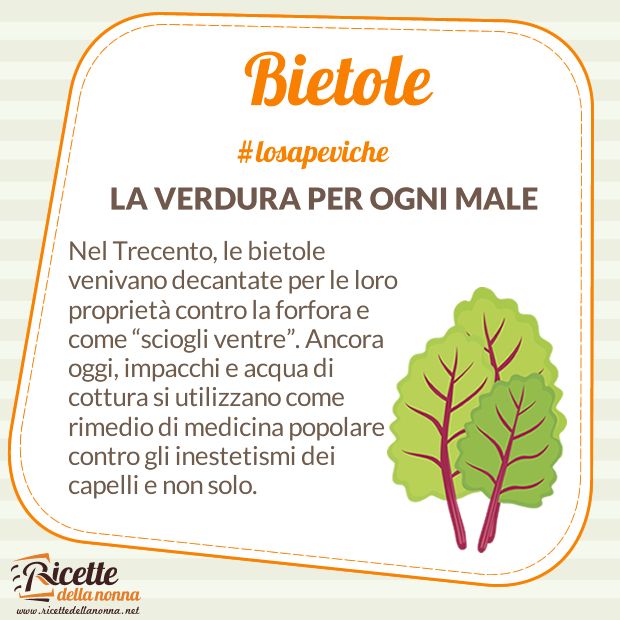 Bietole - Curiosità