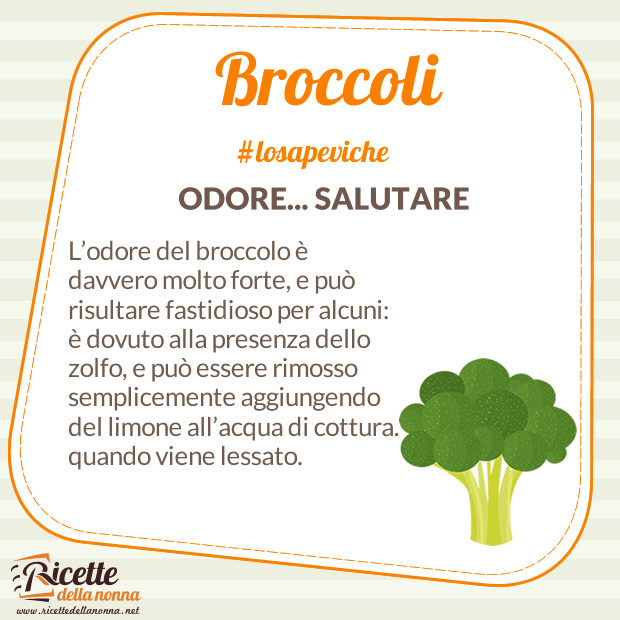 Broccoli curiosità