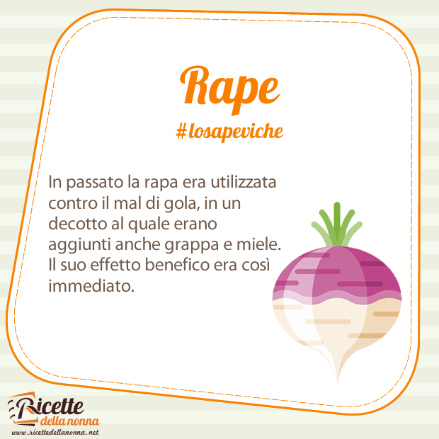 Rape curiosità