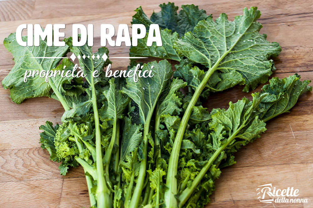 Cime di rapa: proprietà, benefici e controindicazioni | Ricette della Nonna