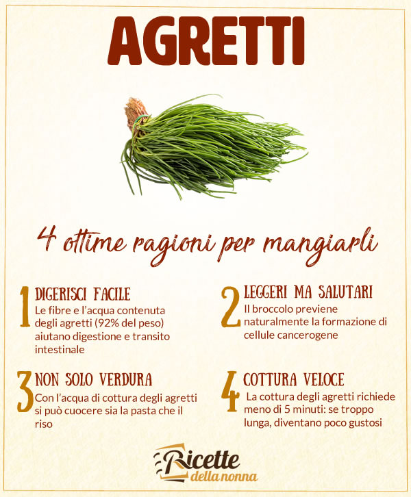 Agretti proprietà e benefici