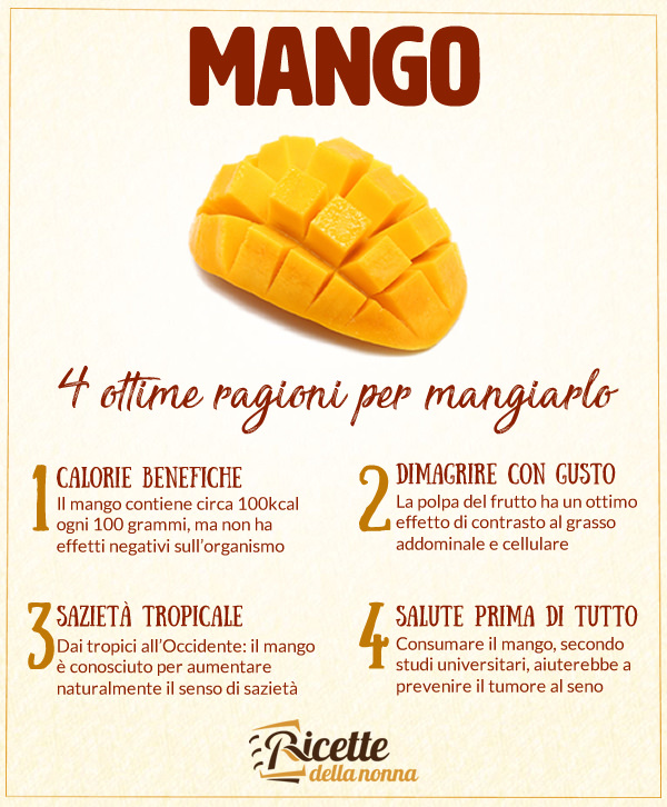 Mango proprietà e benefici