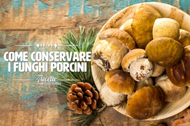 come conservare i funghi porcini