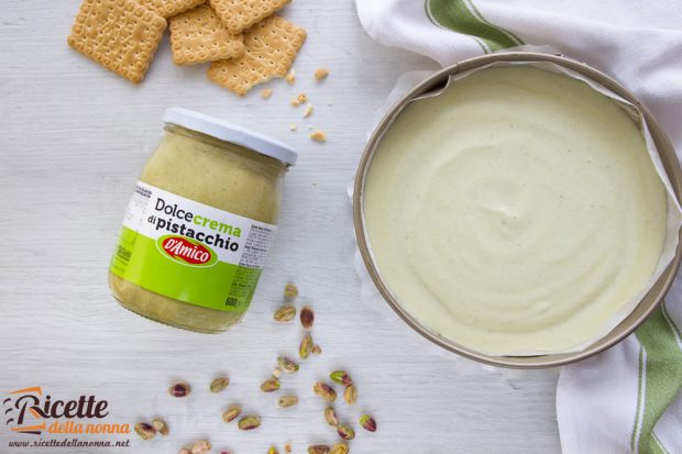 Crema cheesecake alla crema dolce di Pistacchio D'Amico