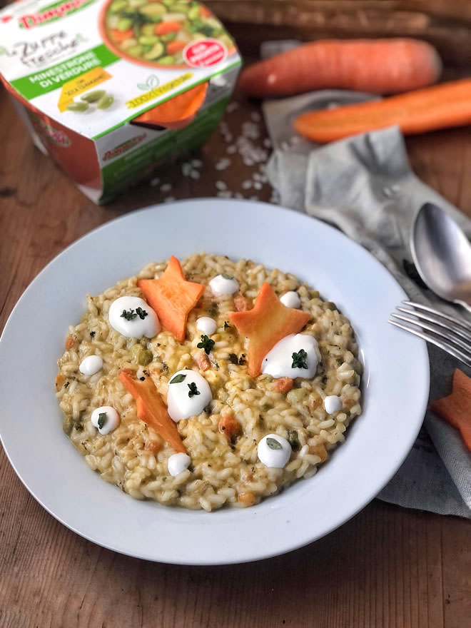 Risotto al minestrone di verdure