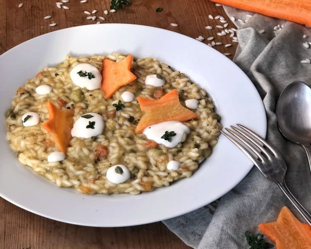 Risotto al minestrone di verdure