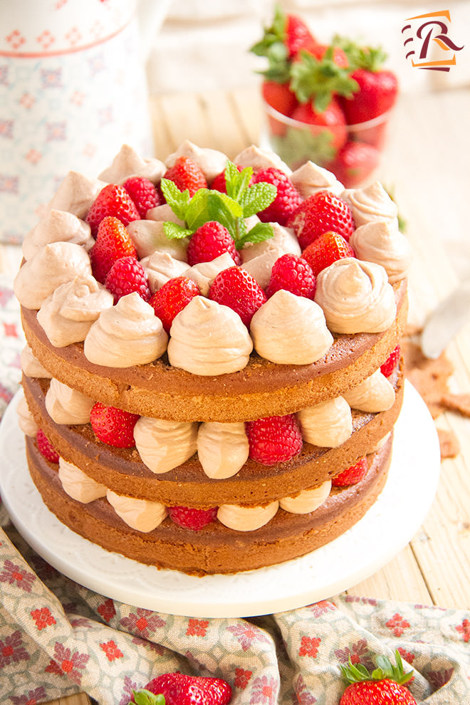 Naked Cake al cioccolato