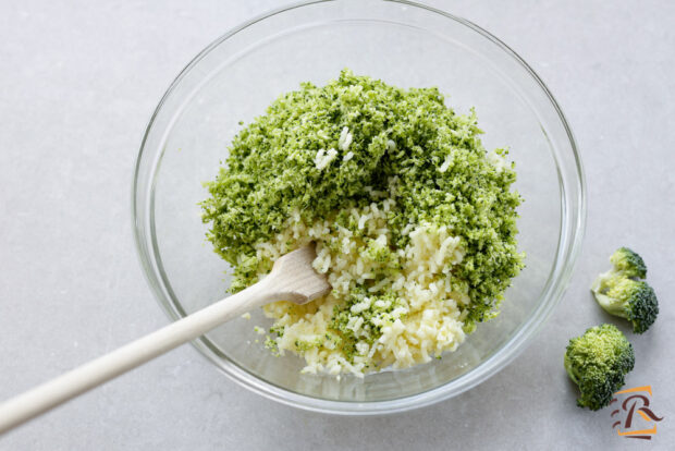 Preparazione polpettone di verdure