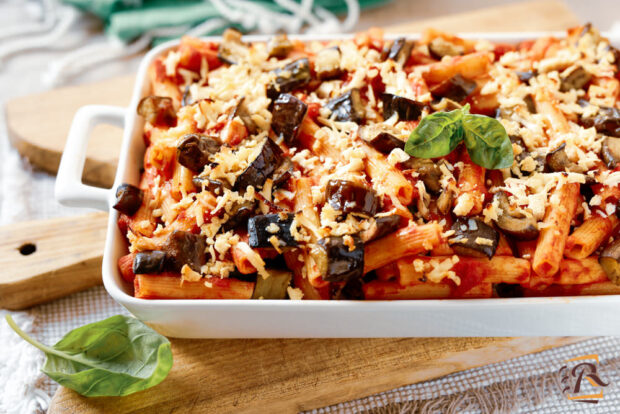 Pasta al forno con le melanzane