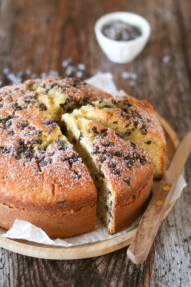 Ricetta Torta con le gocce di cioccolato