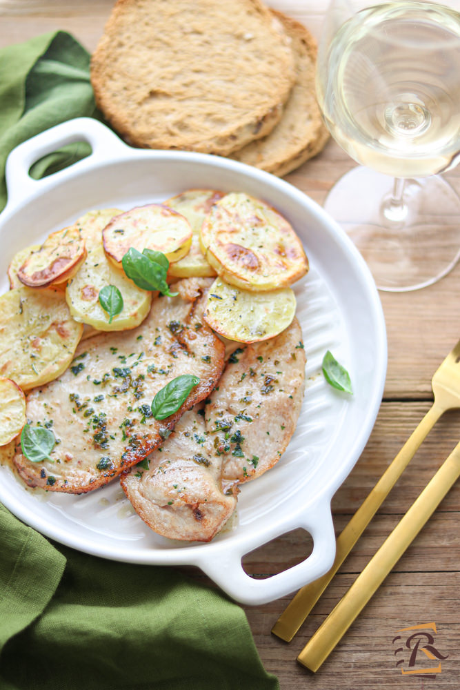 Scaloppine di petto di pollo