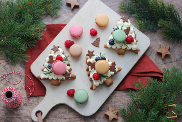 Cream tart albero di Natale