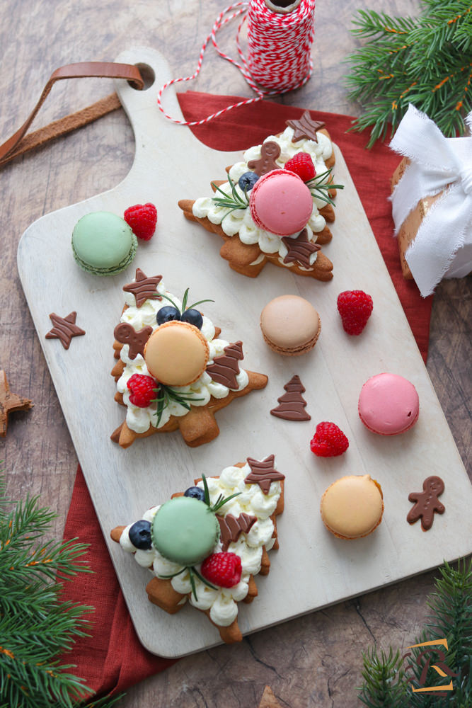 Cream tart albero di Natale