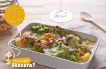 Cosa cucino stasera: gratin di broccoli e pancetta