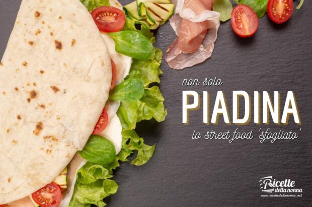 Piadina crescione e testo