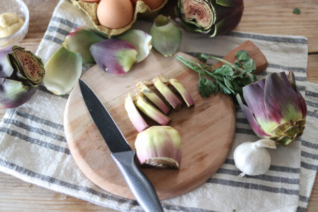 Frittata di carciofi