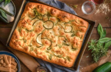 Focaccia alle zucchine