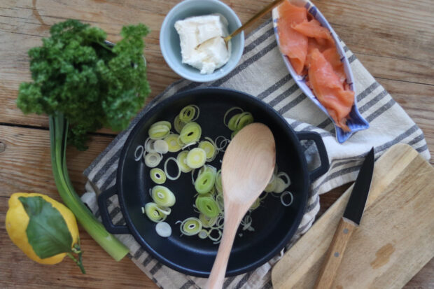 Risotto al salmone