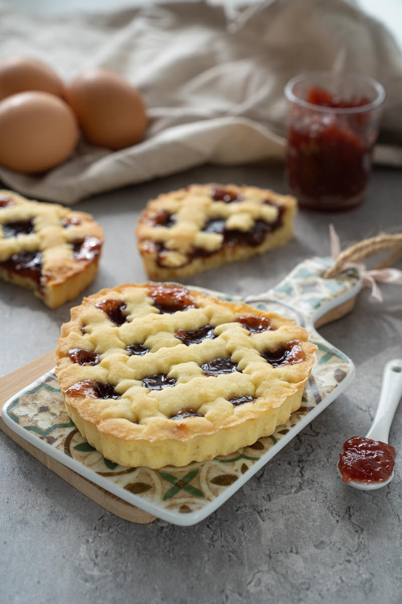 Crostatine alla marmellata di fragole