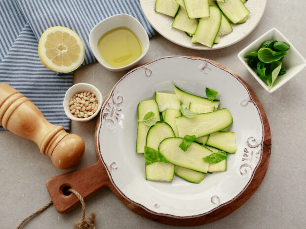 Carpaccio di zucchine