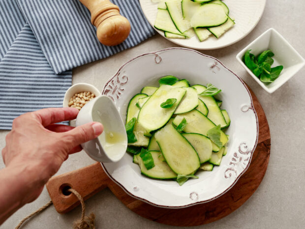 Carpaccio di zucchine