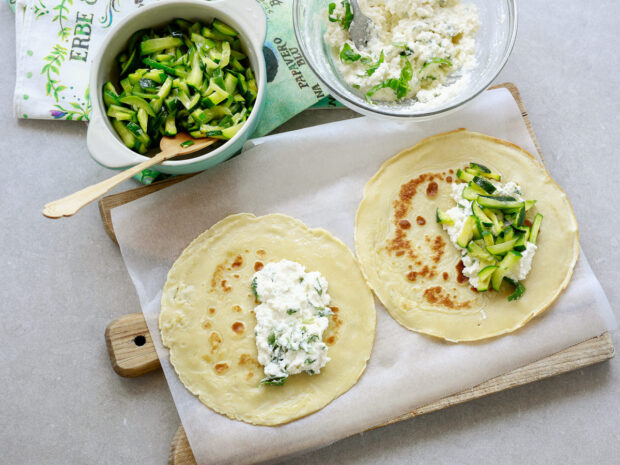 Crespelle alle zucchine