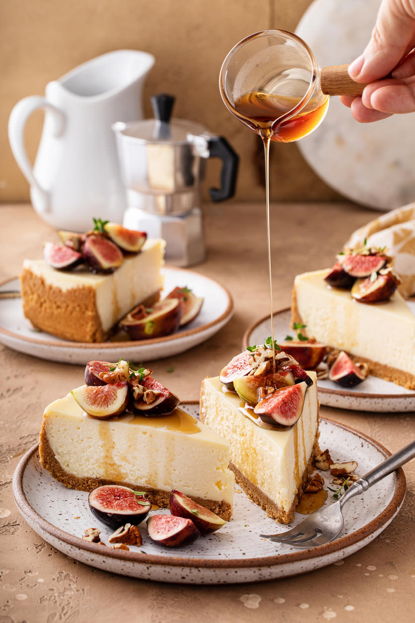 Cheesecake ai fichi senza cottura