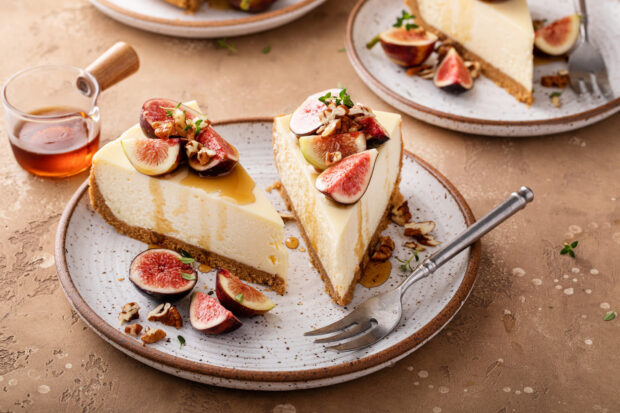 Cheesecake ai fichi senza cottura