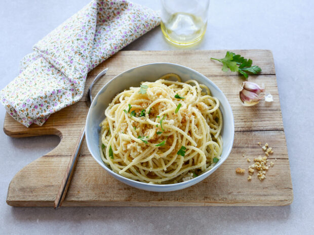 Pasta con la mollica