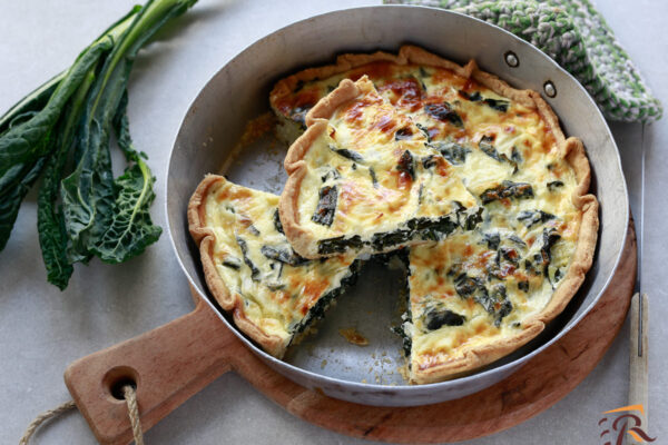 Quiche con cavolo nero