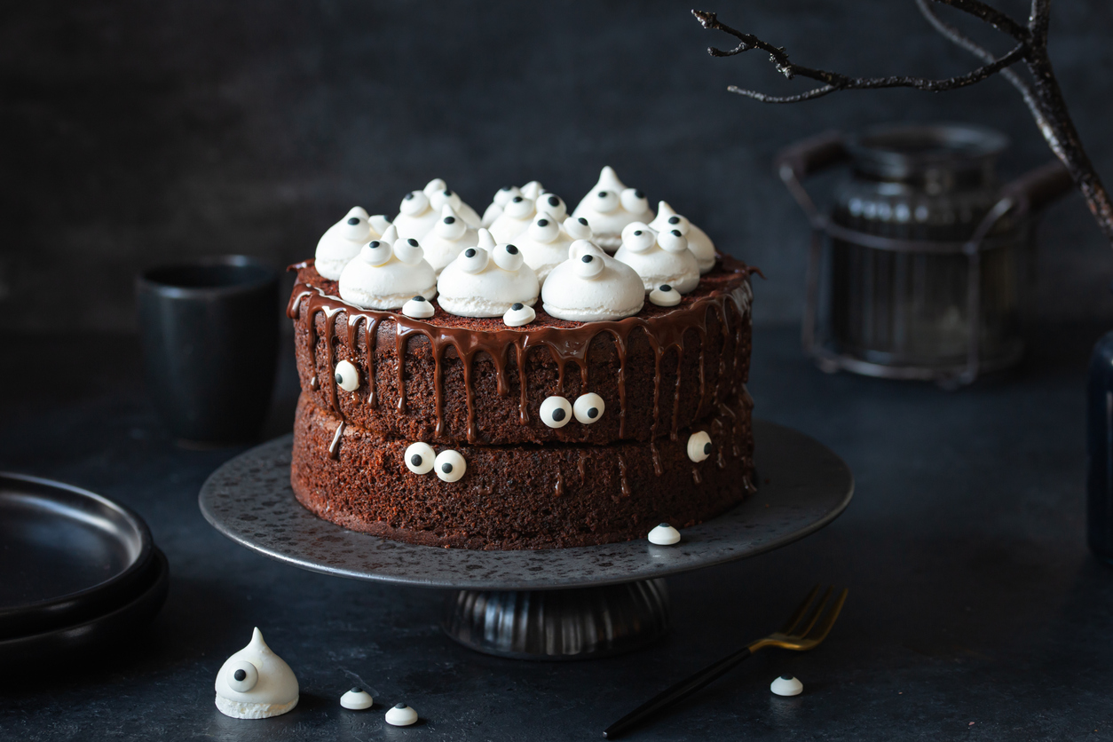 Torta al cioccolato di Halloween