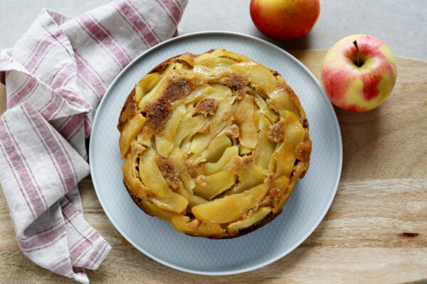 Torta di mele rovesciata