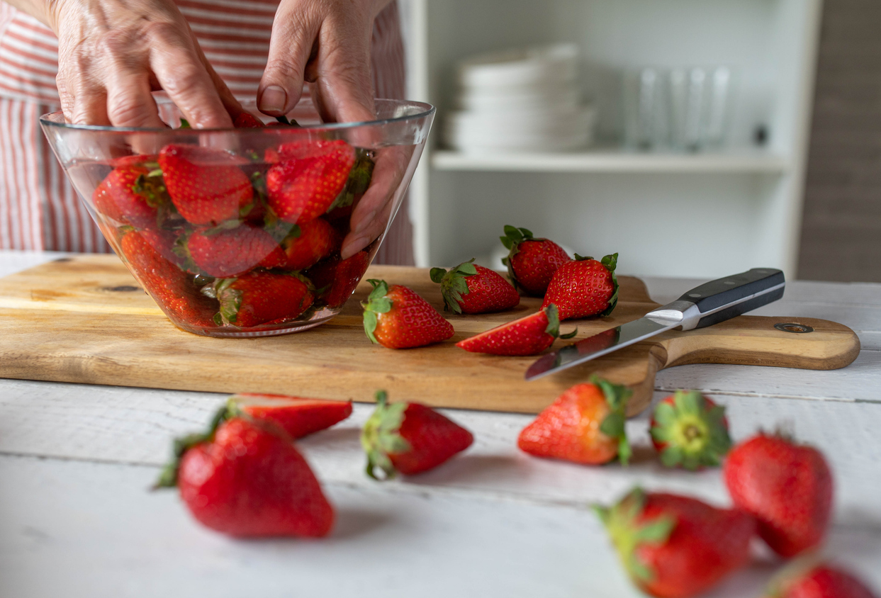 Trucchetto per pulire le fragole