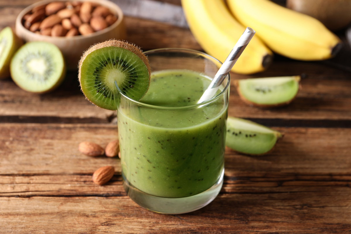 Smoothie al kiwi e banana