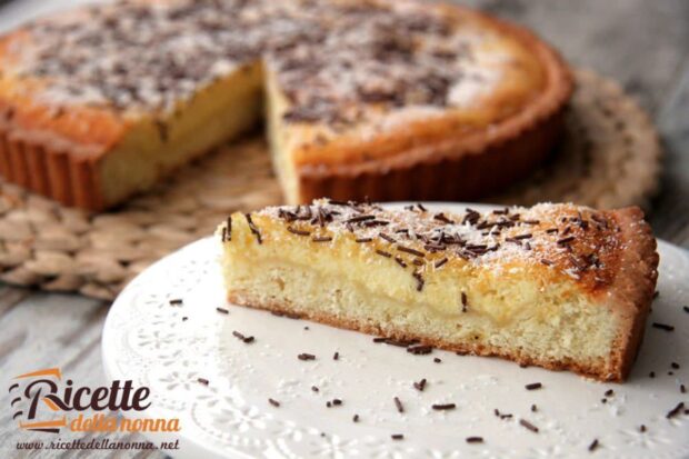 Crostata cocco e panna