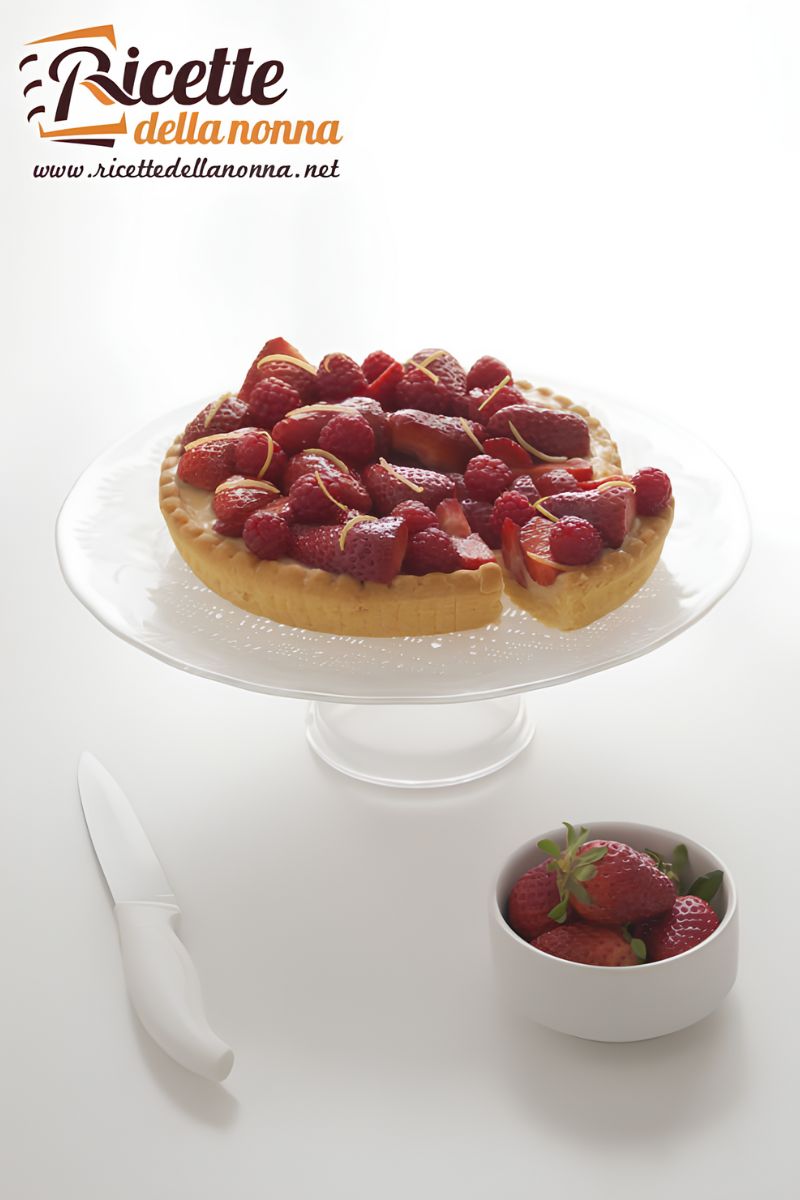 Come fare la crostata fragole e lamponi