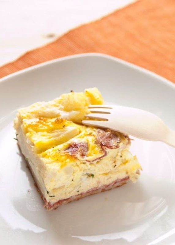 Torta salata cavolfiore e speck