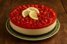 Limone, mela verde e fragole: messi insieme questi ingredienti danno vita ad un dolce fresco e perfetto come dessert in estate