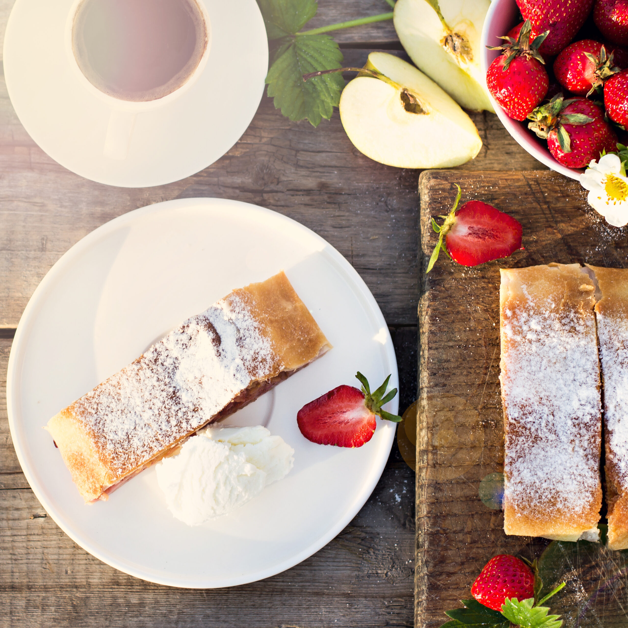 strudel fragole estivo