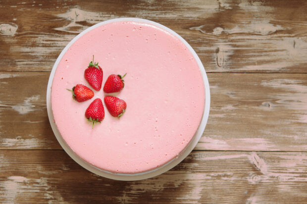 torta spumosa fragole