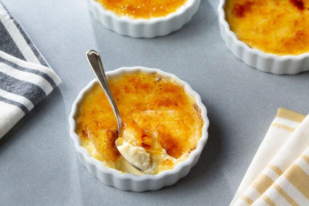 Creme brulée al profumo di arancia