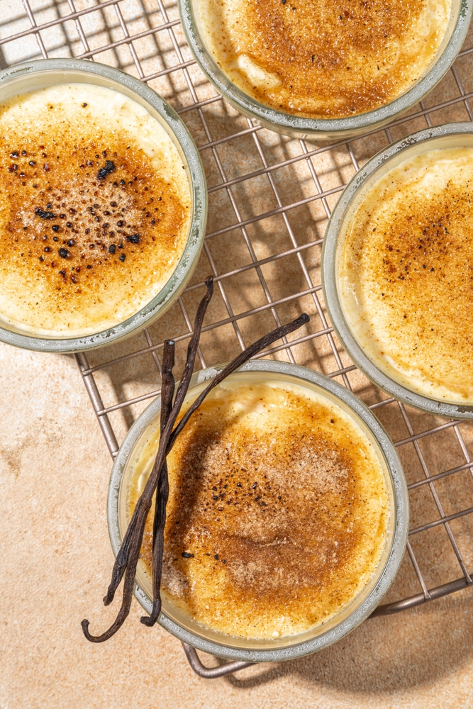 Creme brulée al profumo di arancia