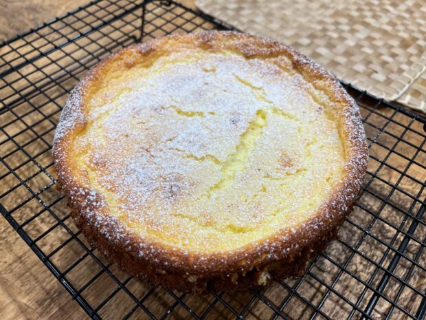 Crostata di crema ai fiori d’arancio