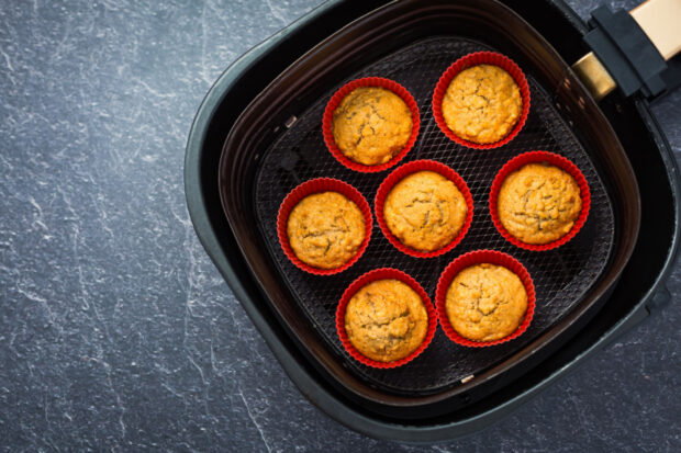 Muffin in friggitrice ad aria