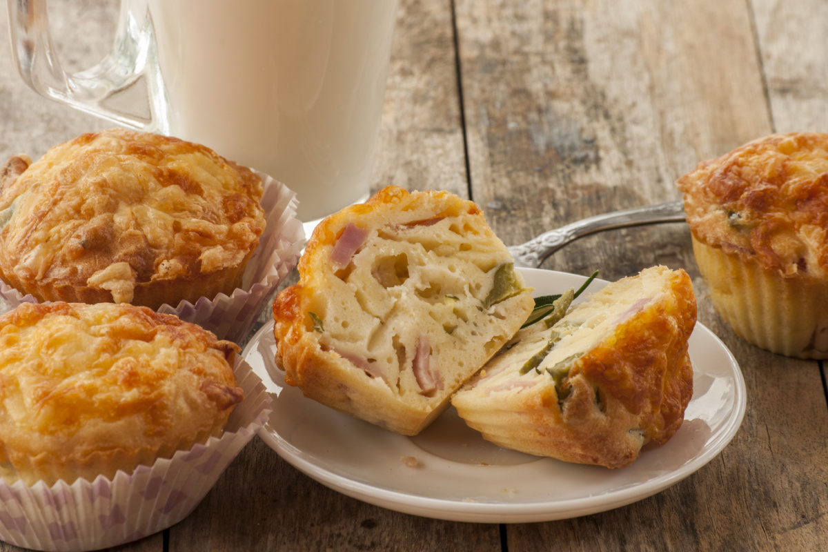 Muffin salati in friggitrice ad aria