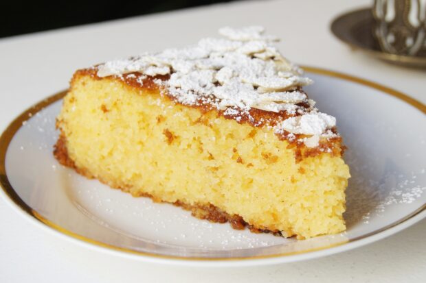 Torta limone e mandorle